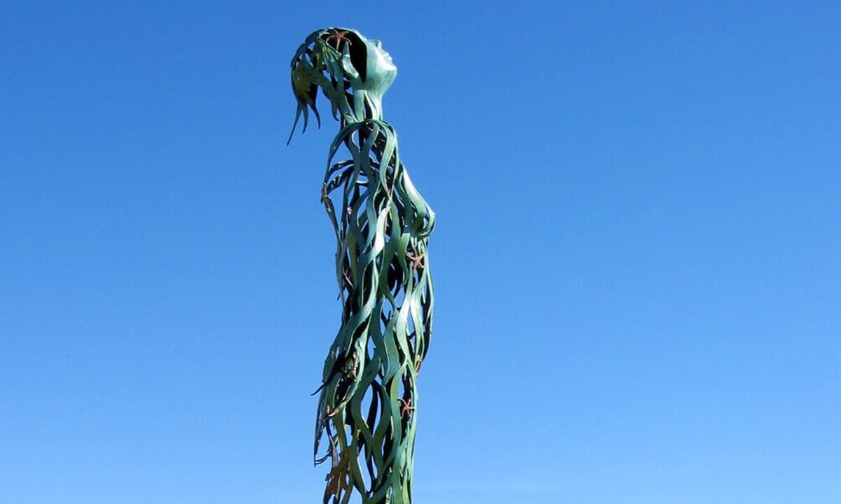 Beautiful Breathtaking Beach Art, Oceanside Public Bronze Sculpture, Laguna Beach