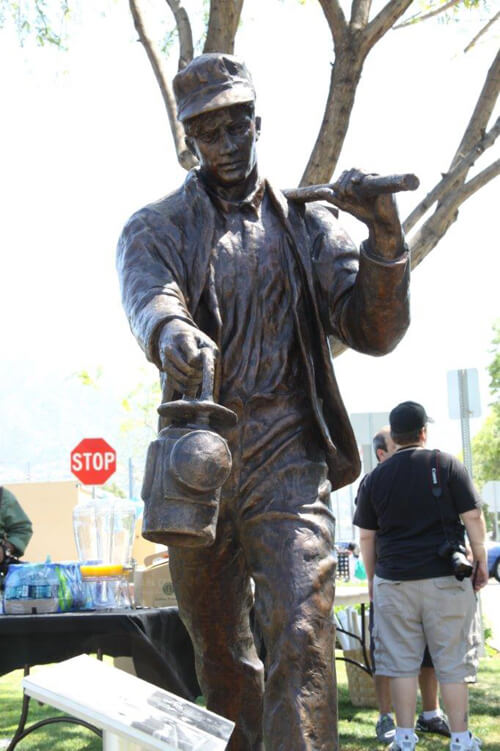 Railroad worker Bronze Sculpture