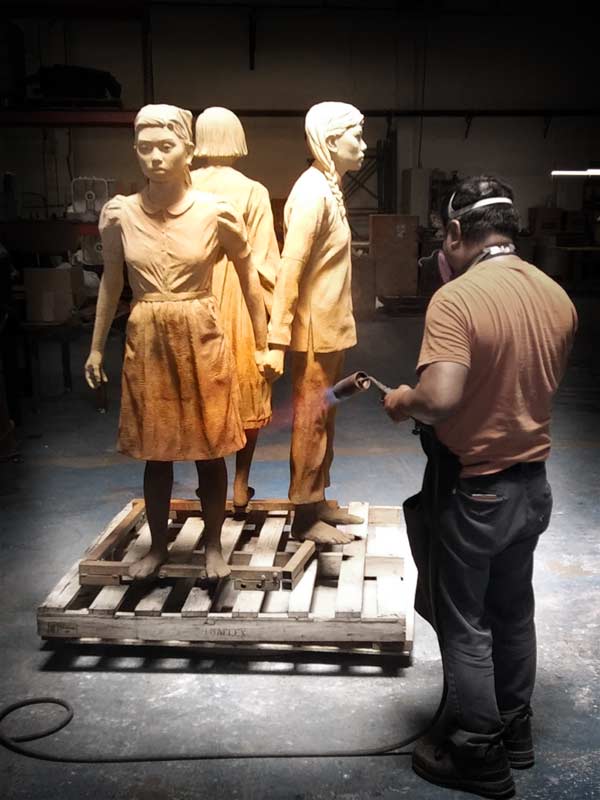 American Fine Arts: Sculpture in the Patina Stage