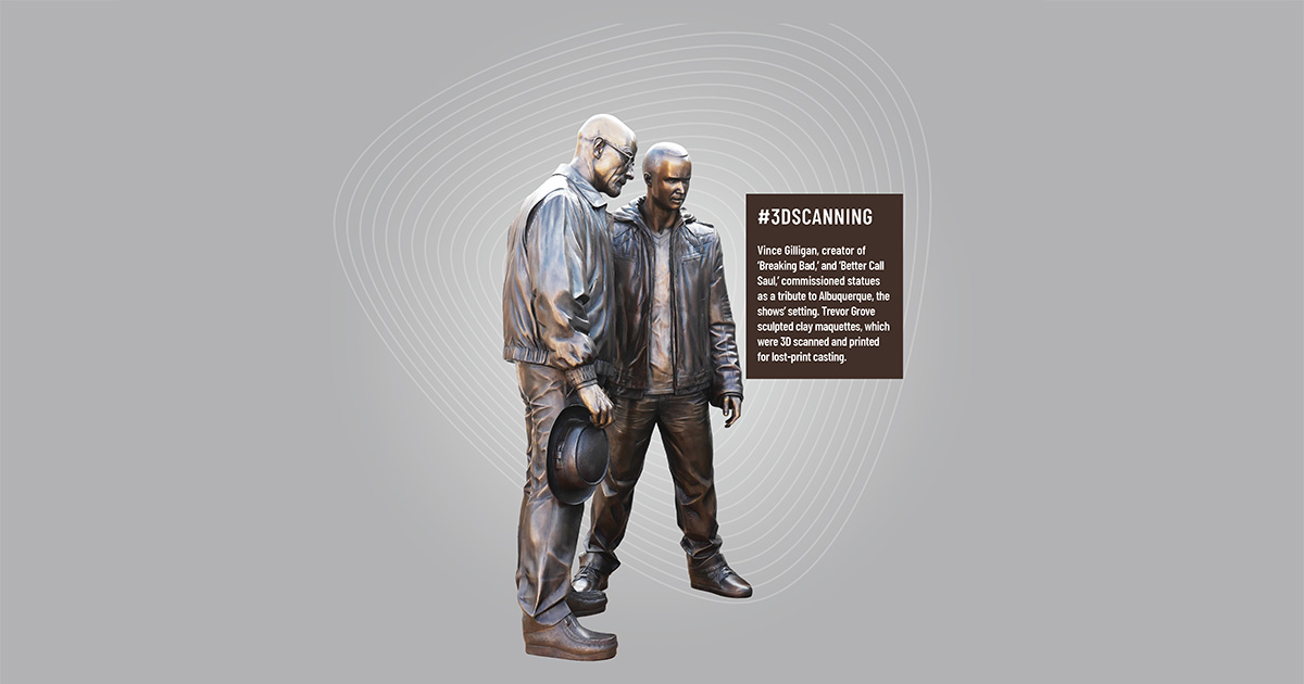 The Magic Behind 3D Scanning: Crafting the 'Breaking Bad' Bronze Tributes