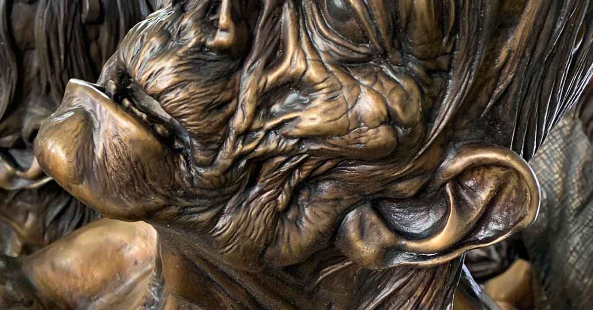 Bronze Sculptural Detail from American Fine Arts