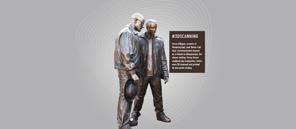 The Magic Behind 3D Scanning: Crafting the 'Breaking Bad' Bronze Tributes