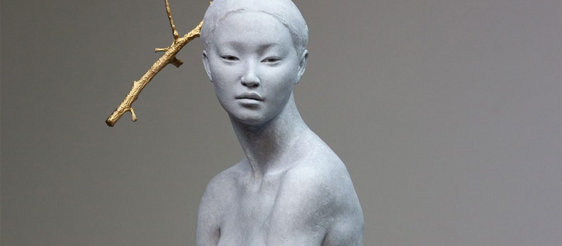 Detail of “Haiku” (2019), bronze by Coderch & Malavia
