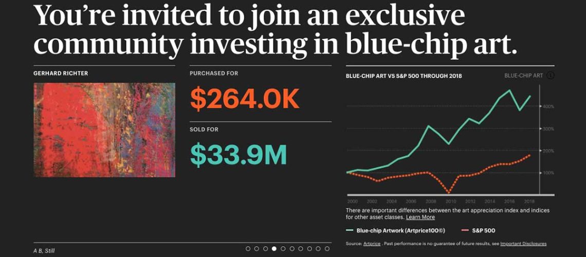 You’re invited to join an exclusive community investing in blue-chip art.